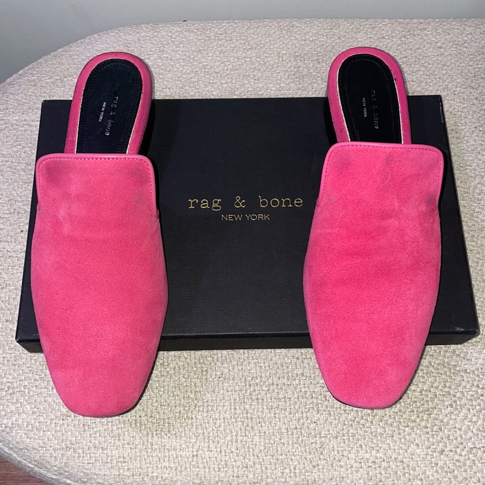 Rag And Bone Peony Suede Mules